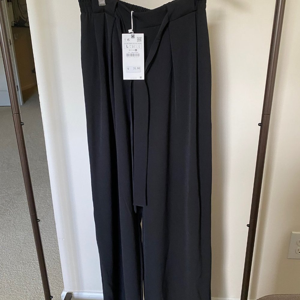 NWT - Zara Black Plants - Size L